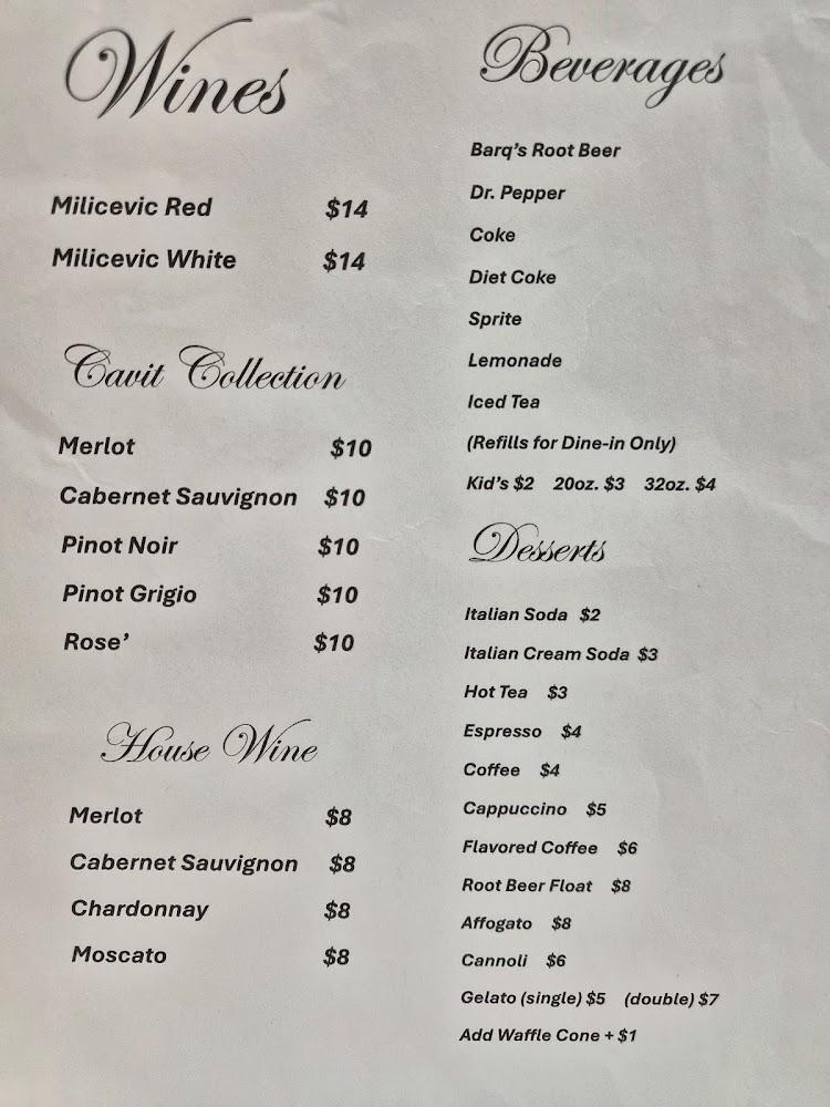 Gallodoro's Taste of Italy Menu image 4